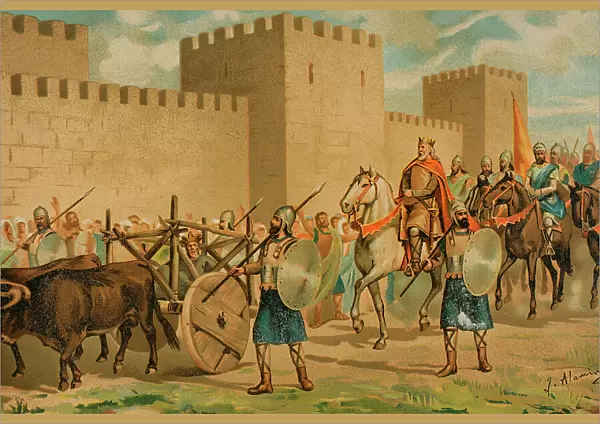 Entrance of the Visigoth king Wamba into Toledo