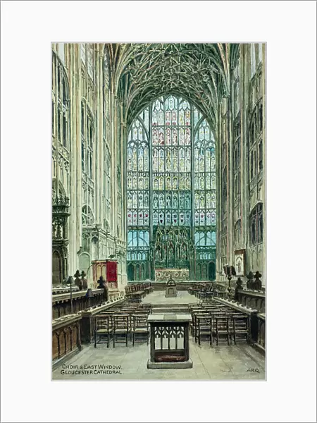 Choir and East Window, Gloucester Cathedral, Gloucestershire