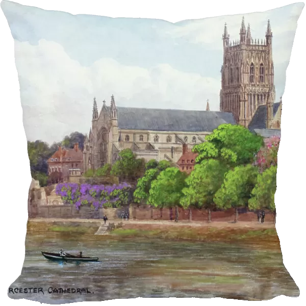 Worcester Cathedral and River Severn, Worcester