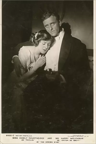 Courtneidge and Welchman in film The Cinema Star