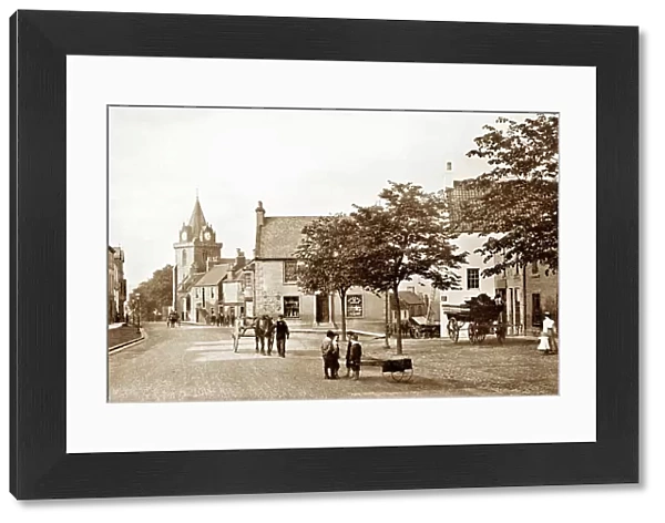 Inverkeithing High Street, Scotland, early 1900s