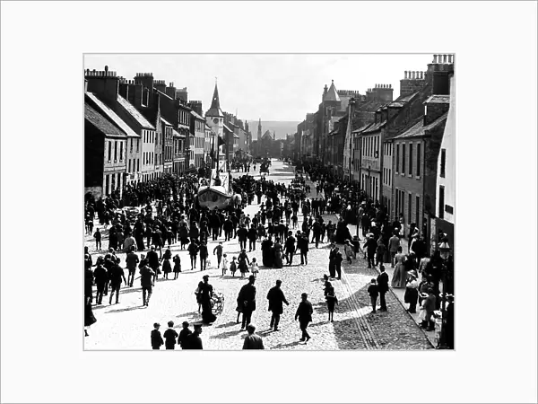 Lifeboat Day in Dunbar Victorian period