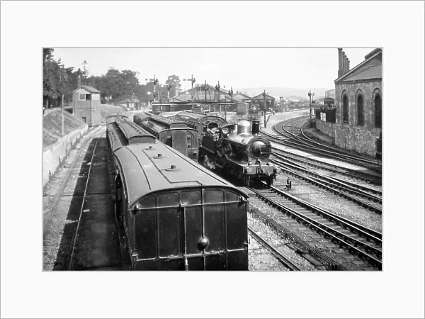 Newton abbott railway station devon in 1899