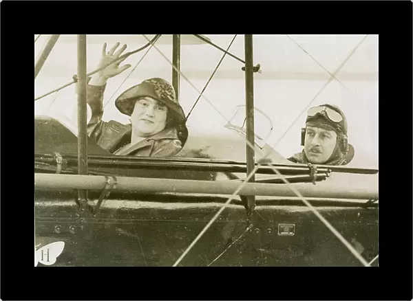 Lady Cobham and Sir Alan Cobham's fourth survey flight
