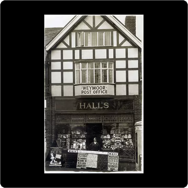 Weymoor Post Office and Hall's Newsagents Shop