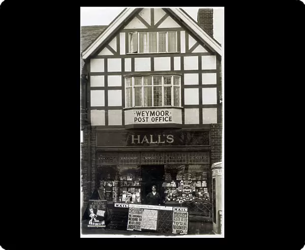 Weymoor Post Office and Hall's Newsagents Shop