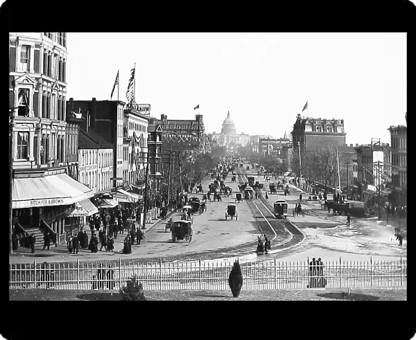 USA Washington DC Pennsylvania Avenue early 1900s