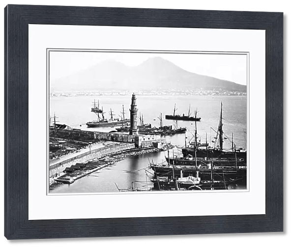 Italy Naples Harbour pre-1900
