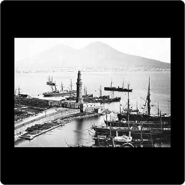 Italy Naples Harbour pre-1900
