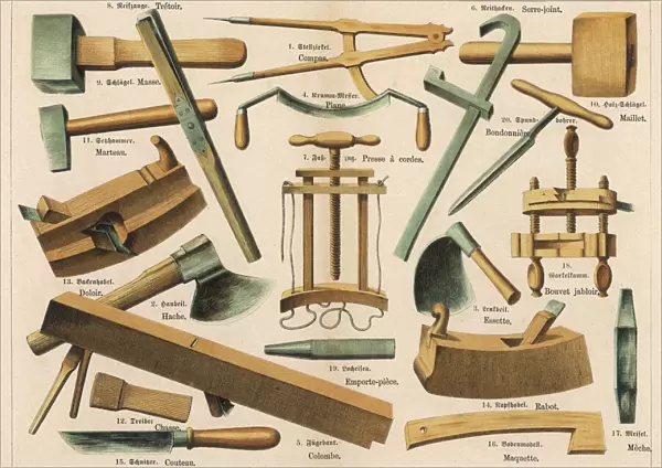 Various coopers tools