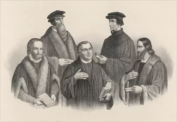 Five leaders of the Reformation