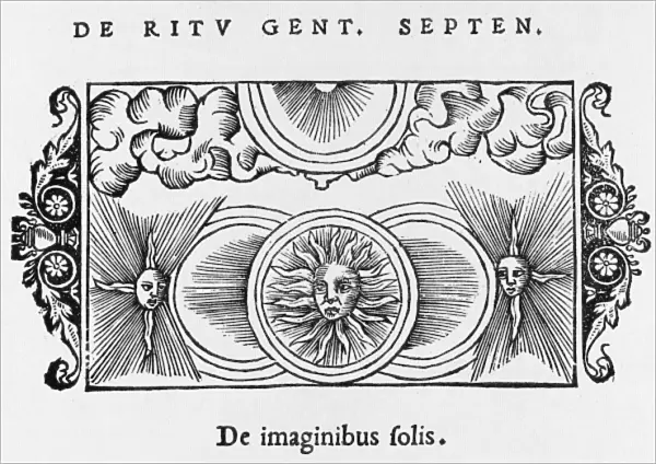 Sun  /  Olaus Magnus  /  1555