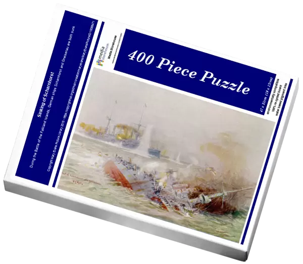Jigsaw Puzzle of Sinking of Scharnhorst available as Framed Prints ...