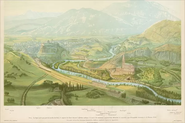 Lourdes  /  View in 1877