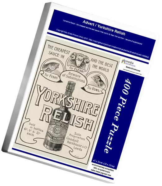 Advert  /  Yorkshire Relish