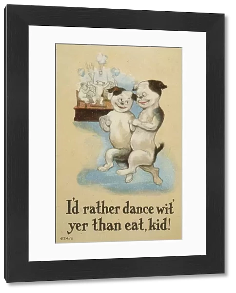 Two Dogs Dancing