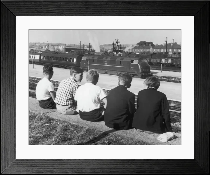 Framed Print : Newton Abbot Train Station Print Framed Print : Newton Abbot Train Station Print
