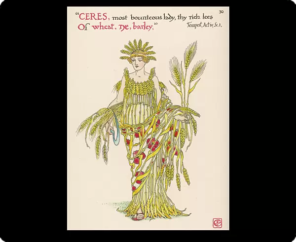 Ceres  /  Demeter Crane 1889