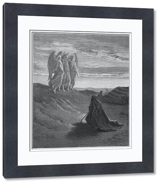 Abraham and Angels  /  Dore