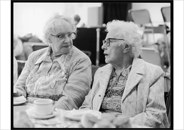 Two Elderly Ladies & Tea