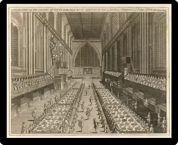 Lord Mayors Banquet 1701