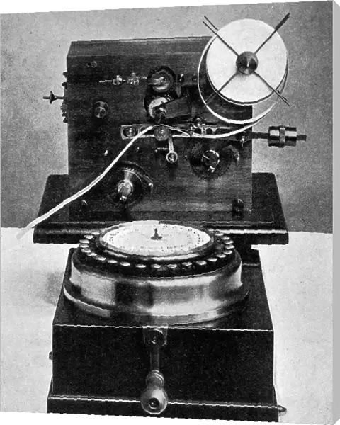 Steljes type-printing telegraph recorder