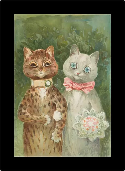 A Happy Pair by Louis Wain