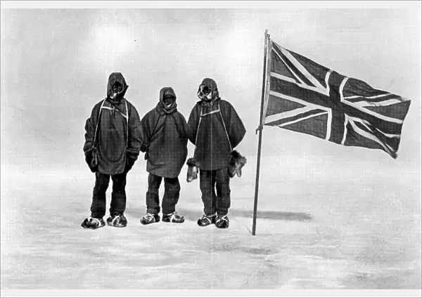 The Nimrod Antarctic Expedition at the furthest point South