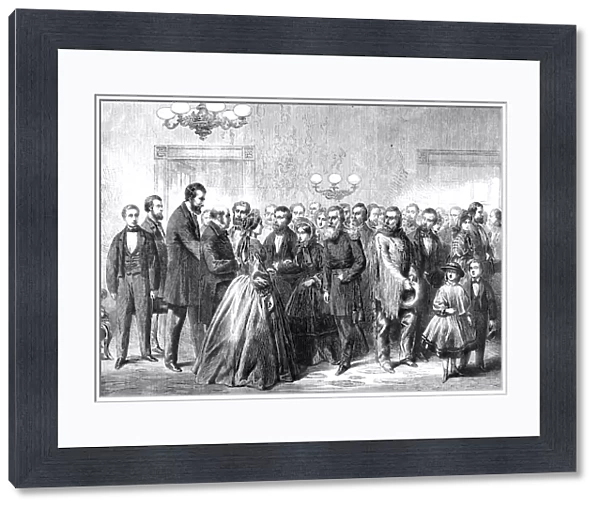 The Civil War in America: New Year reception in the White Ho