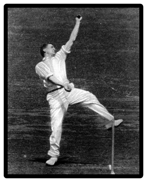 Harold Larwood Bowling, 1933
