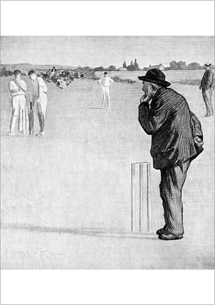 Umpire at a Cricket Match, c. 1905
