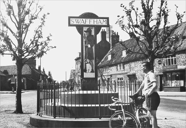 Swaffham Cyclist 1950S