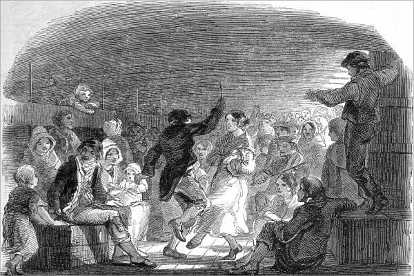 Dancing on an Emigrant Ship, 1850