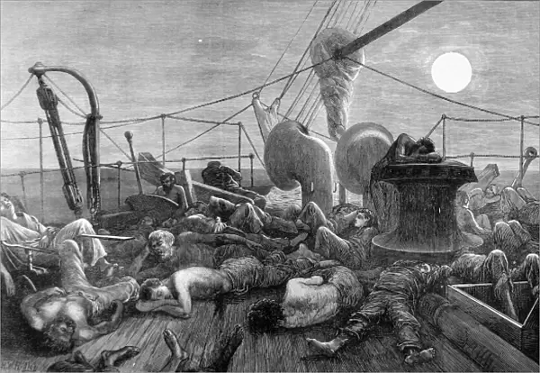 Deck of a Mail Steamer in the Red Sea, 1872