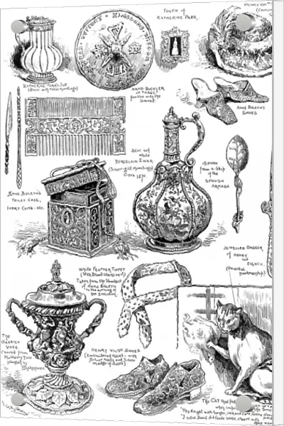 Items in the Tudor Exhibition, 1890