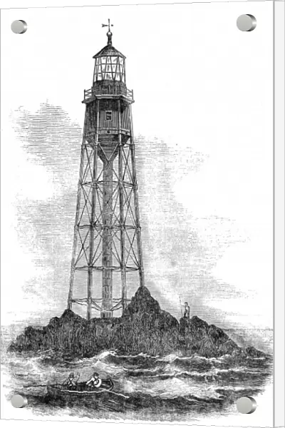 The Bishop Rock Lighthouse, Scilly Isles, 1849