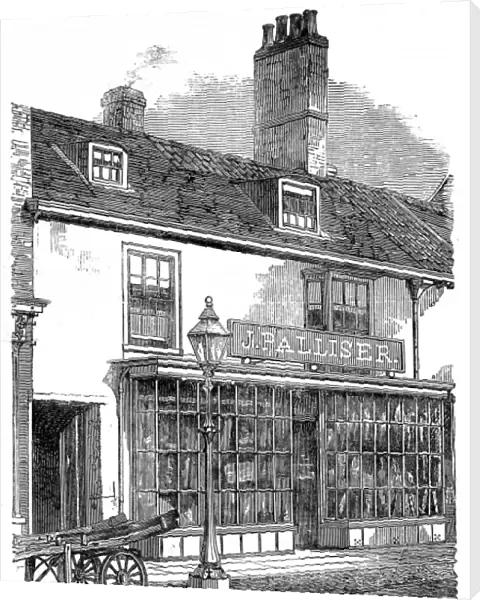 Birthplace of Sir John Franklin, Spilsby, Lincolnshire, 1859