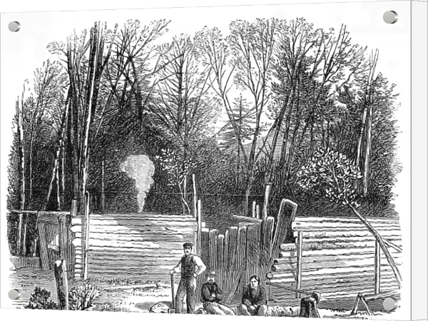 American Indians. The Sugar Camp