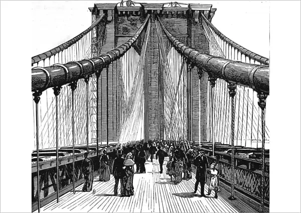 The Brooklyn Bridge, New York, 1883