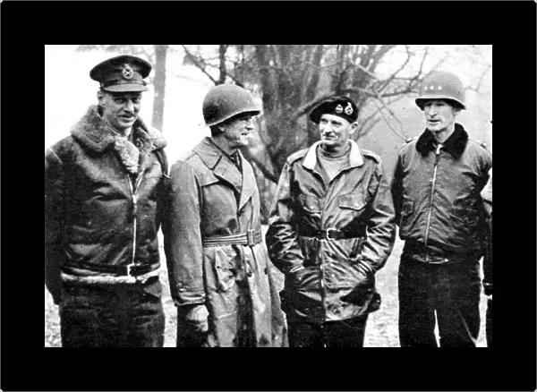 General Dempsey, General Hodges, Field-Marshal Montgomery, G