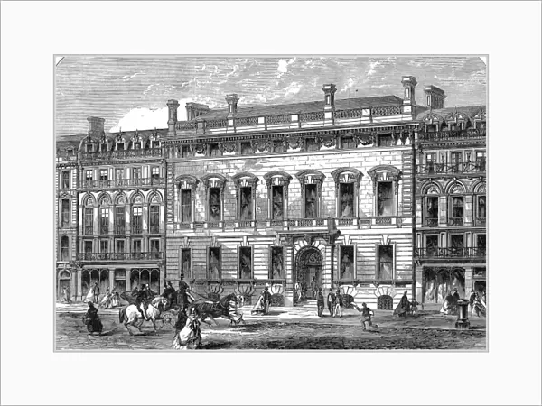 The Garrick Club, Covent Garden, London, 1864