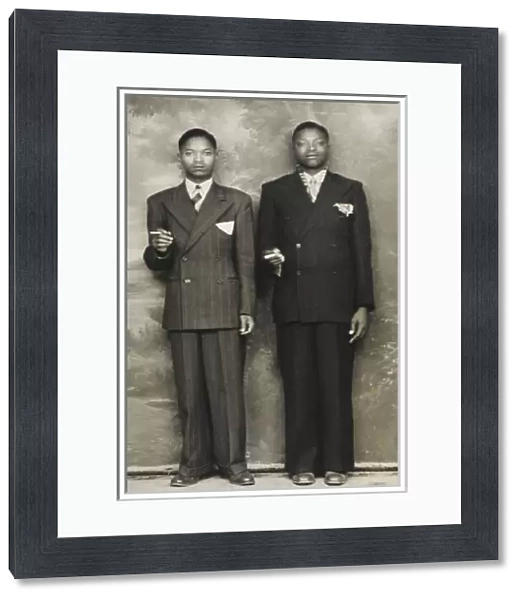 Two sharply-dressed black american men