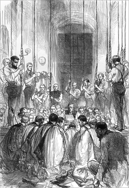 Blessing the Bells of St. Pauls Cathedral, 1878
