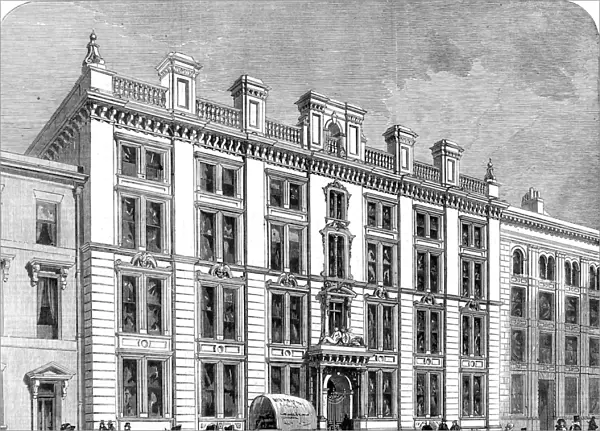 Offices and Sales-Rooms, Mincing Lane, London, 1860