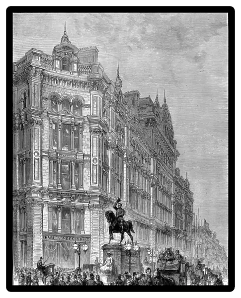 Statue of Prince Albert, Holborn Circus, London, 1874