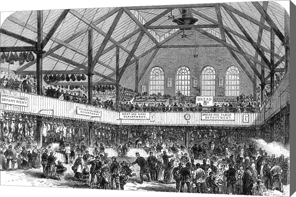 The Peoples Market, Whitechapel, London, 1868