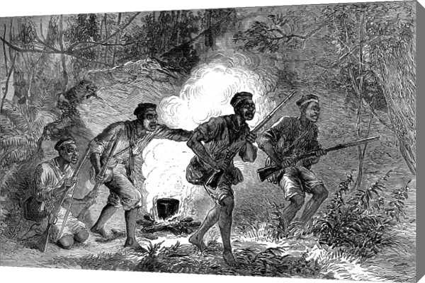 The Ashanti War (1873-74) - Native soldiers surprised