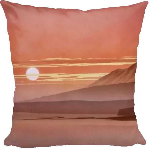 A Sunset Fantasy landscape