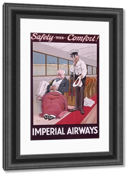 Imperial Airways poster by John Hassall