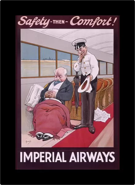 Imperial Airways poster by John Hassall